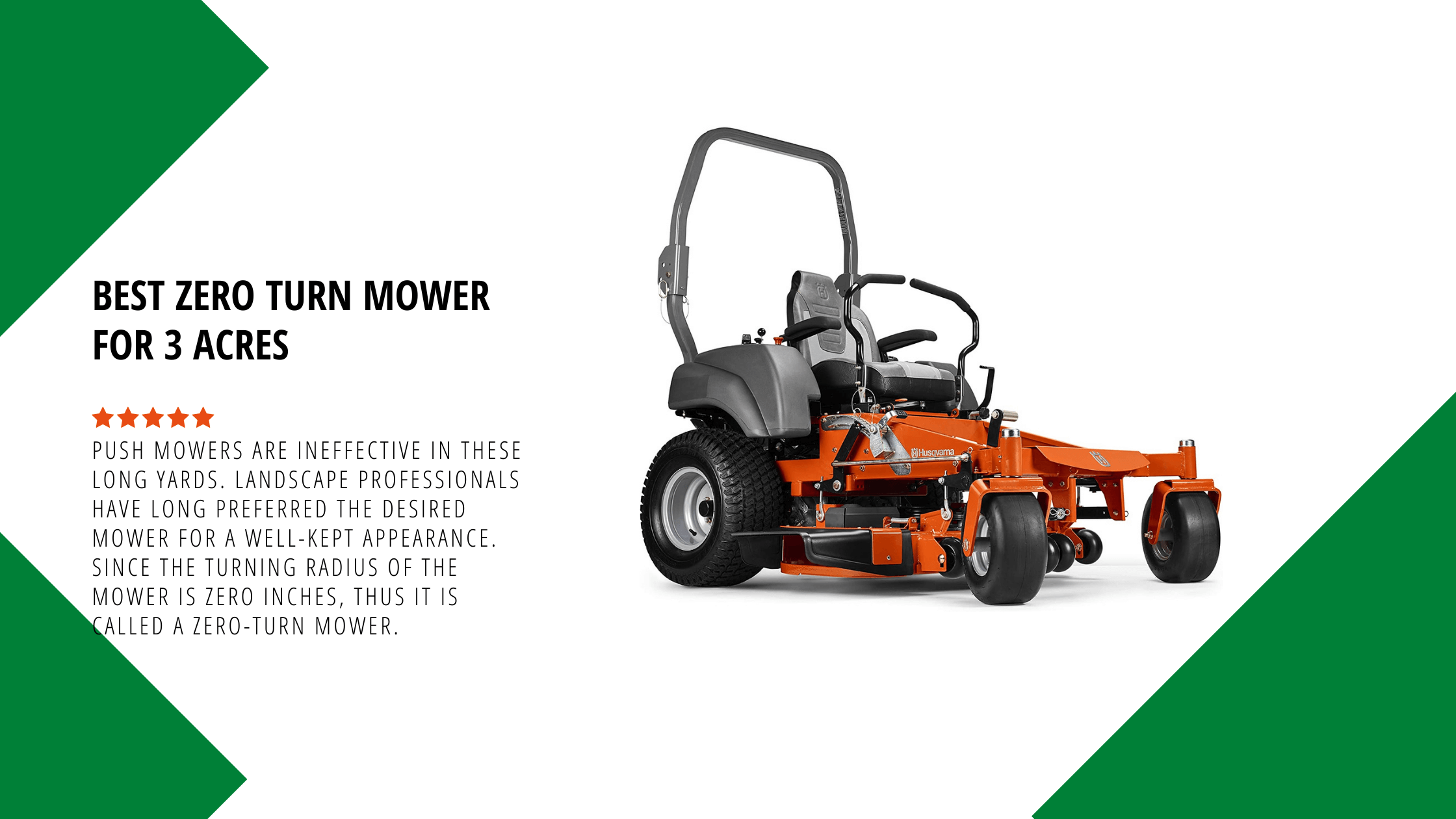 Best Zero Turn Mower For 3 Acres We Select The Top 10 Mowerify